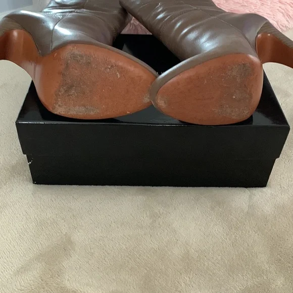 Beautiful tan colored mid calf Coach boots - Picture 3 of 5